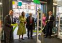 Waitrose chair Sharon White cut the ribbon with Calvin Raymond, who after 30 years is the store's longest serving partner