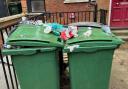 Stuart Windsor's wheelie bins are filled to overflowing with litter from tourists visiting Hampstead Heath