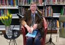 Alan Bennett talked about his life and red from his diaries at Primrose Hill community library on Sunday. Image: Primrose Hill Community Library