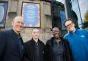 Roundhouse Chief Executive Marcus Davey with Daze Hingorani, Marla Kether and Jack Rooke who are all taking part in Roundhouse 360 festival.