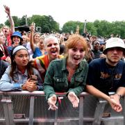 The crowd enjoying day one of the All Points East Festival at Victoria Park.