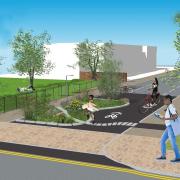 An Illustration of the proposed Ufton Road green link