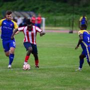 Athletic Newham in action against Clapton earlier this season