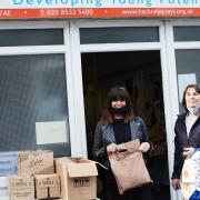 Colette Allen (left) and Polly Mann outside Hackney Quest on Poole Road.