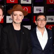 Culture Club's Roy Hay, Boy George, Jon Moss and Michael Craig in 2014