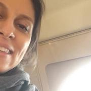 Nazanin Zaghari-Ratcliffe on the plane home from Iran