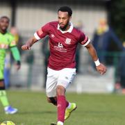 Tyler Christian-Law had an early effort saved for Potters Bar Town against Wingate & Finchley.