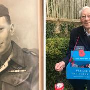 Poppy seller Reg White served in the Second World War