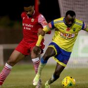 Austin Nkwonta of Hornchurch and Alfred Bawling of Haringey Borough