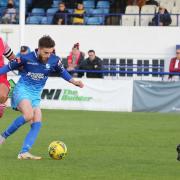 Wingate & Finchley in FA Trophy action against holders Hornchurch