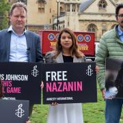 Hampstead and Kilburn MP Tulip Siddiq campaigned with Nazanin Zaghari-Ratcliffe's family in Parliament Square