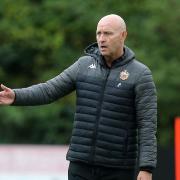 Hornchurch manager Mark Stimson during Hornchurch vs Potters Bar Town, Pitching In Isthmian League Premier Division Football at Hornchurch Stadium on August 30, 2021