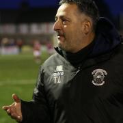 Tom Loizou, manager of Haringey Borough. Picture: George Phillipou/TGS Photo