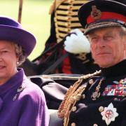 Prince Philip and the Queen in Regent's Park in 1997