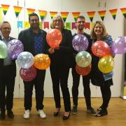 Chair of trustees Charles Dean, Cllr Rishi Madlani, director Tessa Havers-Strong, Cllr Adam Harrison and Cllr Georgia Gould