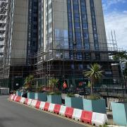 Police were called out on Thursday, December 1, after intruders allegedly climbed scaffolding on Bray block on the Chalcots estate