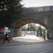 The entrance to Murphy's Yard on Gordon House Road