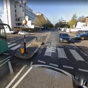 A man was knocked over by a BMW while crossing Wellington Road in St John's Wood