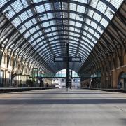 A dog on the track delayed Thameslink services through St Pancras Station this morning (March 27)