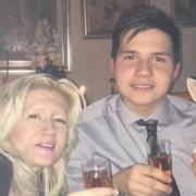 Jasna Badzak with her son Sven before he was murdered in Kilburn