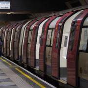 A generic picture of an empty tube on a platform