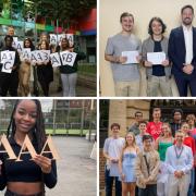 Students across north London schools celebrate their results