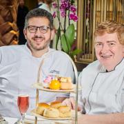 Head pastry chef Mauro Di Lieto, and pastry sous chef, Daniel Schevenels from The Landmark Hotel won this year's Bake Off The Professionals