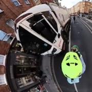 Jeremy Vine posted a video earlier this week appearing to show a Veolia bin lorry blocking a cycle lane