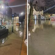 Flooding in Hackney Wick on January 4, just one of many flooding incidents in London