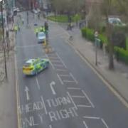 Police have blocked off Wood Green High Road