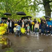 Anaïs Heghoyan-Thomas organised the walk for her daughter Arev Thomas, who has a rare genetic disorder