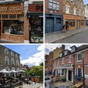 Some of the low-rated establishments in Camden and Hampstead