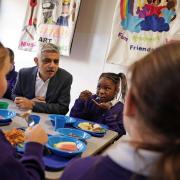 Free school meals introduced by Sadiq Khan are saving parents up to £1,000 (Image: PA)