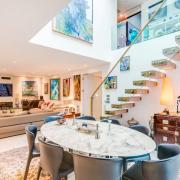 The end terrace in Primrose Hill is listed on Zoopla for £3 million