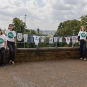 L-R: Sara Hall, Ruth Fitzharris, Frances Buckingham, Alex Lawson, Diana Smith at Alexandra Palace