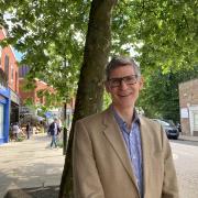 Andrew Sulston, incoming chair of the Highgate Society, in Swain's Lane