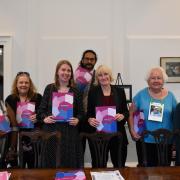 Cllr Anna Wright, centre, with Camden carers and their new action plan