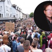 Five thousand people turned up to an anti-racism protest in Walthamstow (Image: PA)