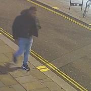 Screenshot of man police wish to speak to after woman raped in Covent Garden