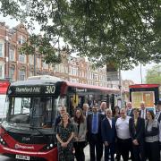 Sadiq Khan at the 310 bus launch event