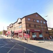 A motorcyclist was injured after a crash at West End Lane