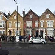 A protest outside the Finsbury Park branch of the British Pregnancy Advisory Service. Photo: BPAS