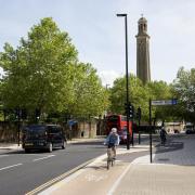 Cycleway 9 connecting Kew Bridge to Brentford is one of the newest routes