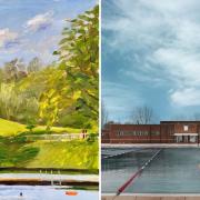 Paintings by Simon Gazzard and Liron Kroll are among work by 30 artists on show at the first ever Highgate Art Fair