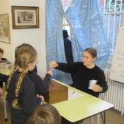 Voting on election day at Trevor-Roberts School (Image: Trevor-Roberts School)