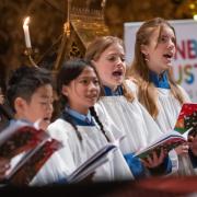 Elstree School choir public performance in Knightsbridge