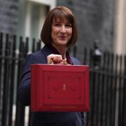 Rachel Reeves on her way to deliver the first Budget - the first by a woman (Image: PA)