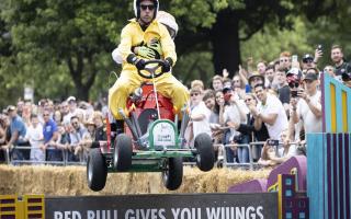 The Red Bull Soapbox Race at Alexandra Palace in 2022. Credit: PA