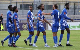 Wingate & Finchley players celebrate