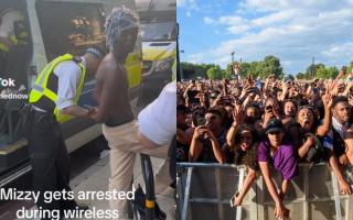 Bacari-Bronze O'Garro aka Tik Toker Mizzy was arrested at the music festival